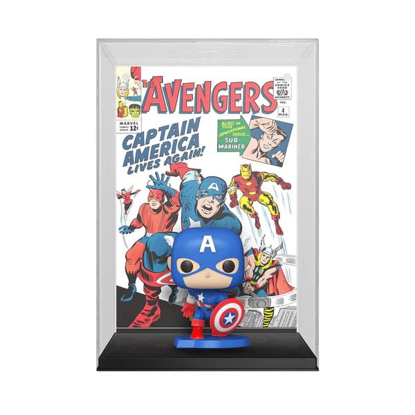 Funko Pop! FUNKO POP Comic Covers: Marvel - 27 Captain America - Disponibile in 2/3 giorni lavorativi