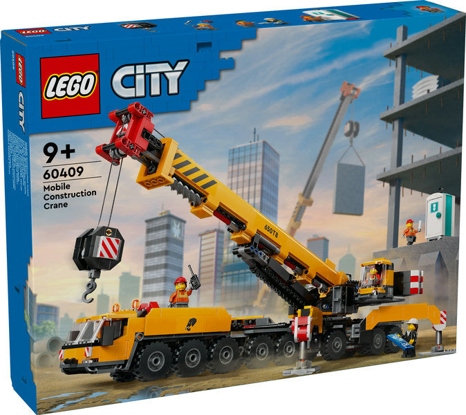 LEGO 60409 Gru da cantiere mobile gialla - Disponibile in 2/3 giorni lavorativi