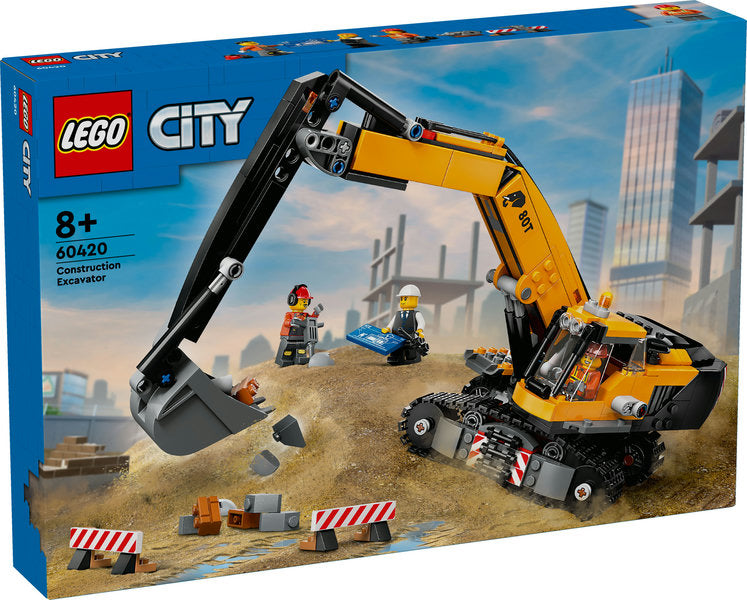 LEGO 60420 Escavatore da cantiere giallo - Disponibile in 2/3 giorni lavorativi