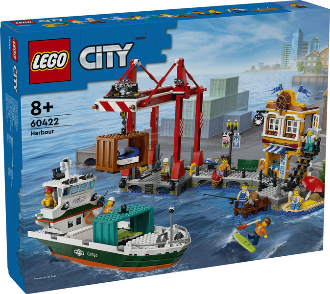 LEGO 60422 Porto e nave merci - Disponibile in 2/3 giorni lavorativi