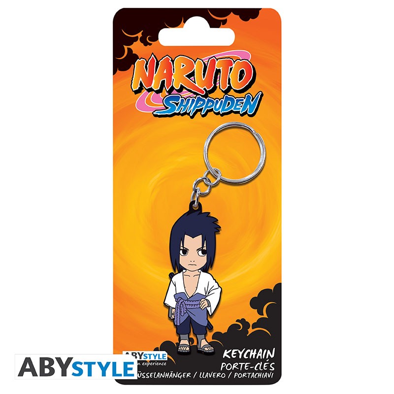 Portachiavi ABYSTYLE NARUTO SHIPPUDEN - Portachiavi PVC : "Sasuke" - Disponibile in 2/3 giorni lavorativi
