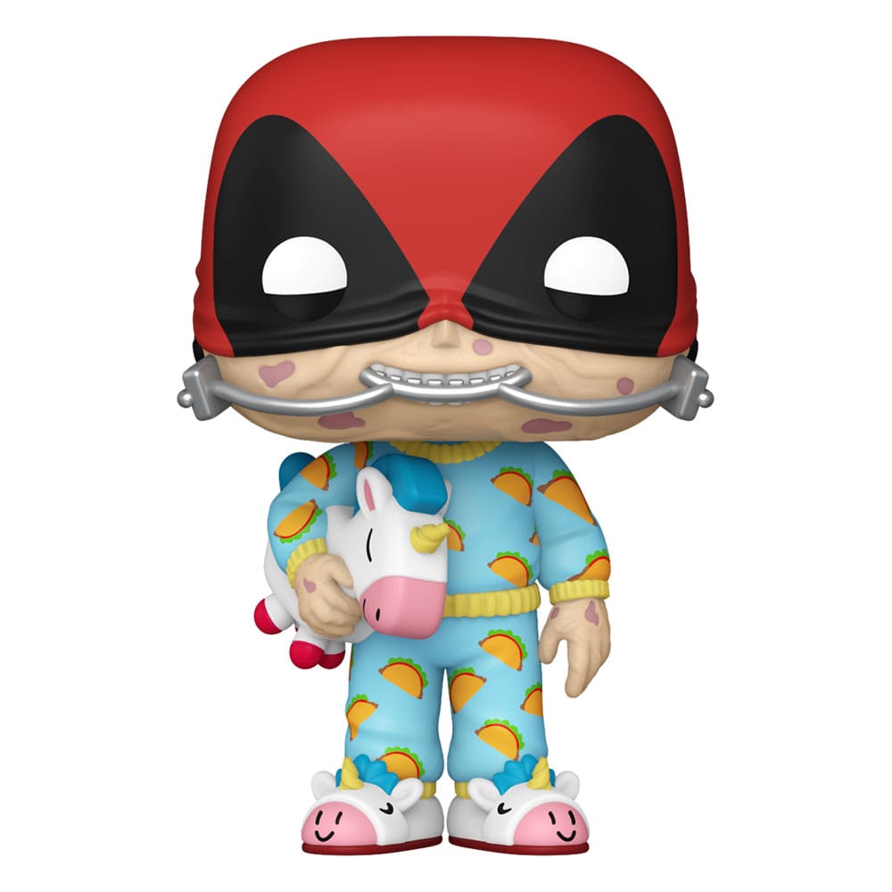 Funko Pop! FUNKO POP Marvel: Deadpool - 1344 Sleepover Deadpool 9 cm - Disponibile in 2/3 giorni lavorativi