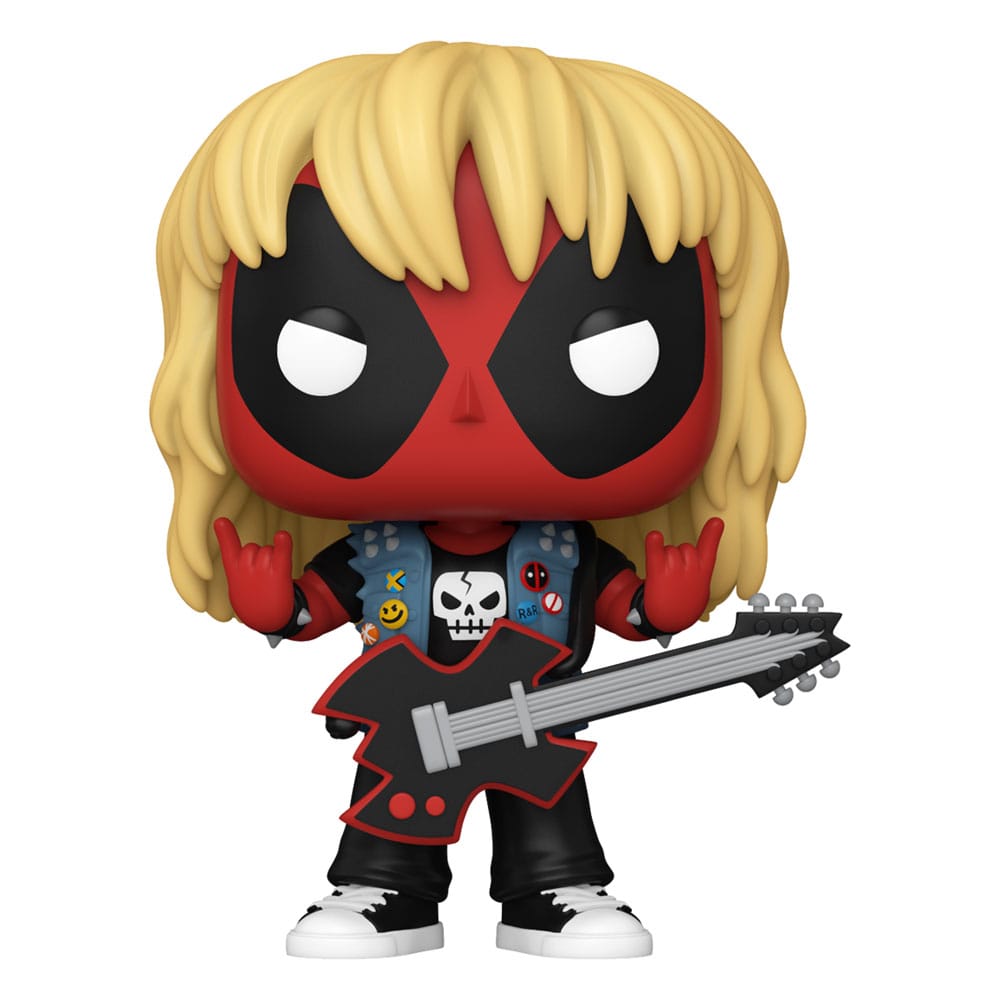 Funko Pop! FUNKO POP Marvel: Deadpool - 1343 Heavy Metal Band 9 cm - Disponibile in 2/3 giorni lavorativi