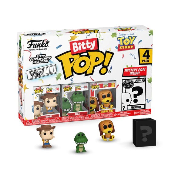 Funko Pop! FUNKO POP Funko Bitty 4-Pack: Disney Toy Story - Woody - Disponibile in 2/3 giorni lavorativi