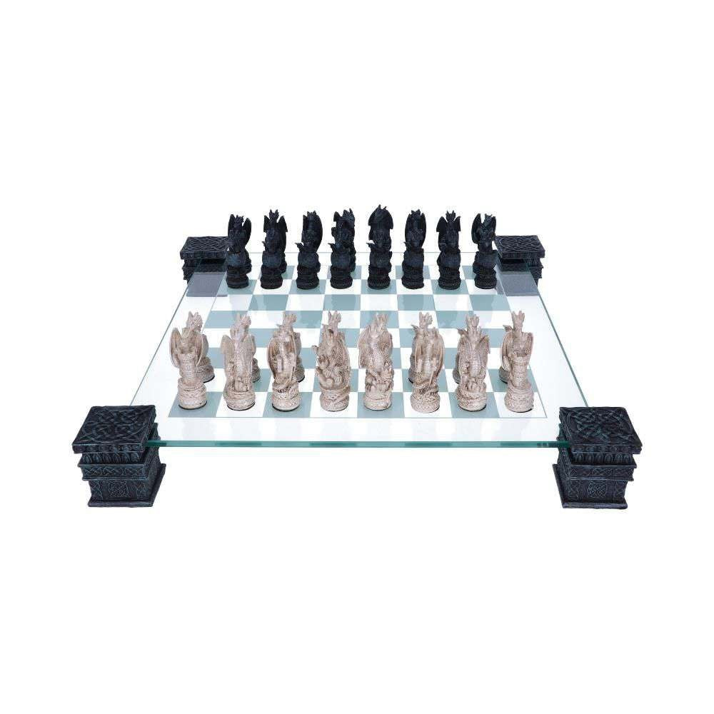 Gioco da tavolo 75203 - Dragon Chess Set (Scacchiera) 43 cm - Disponibile in 2/3 giorni lavorativi GED