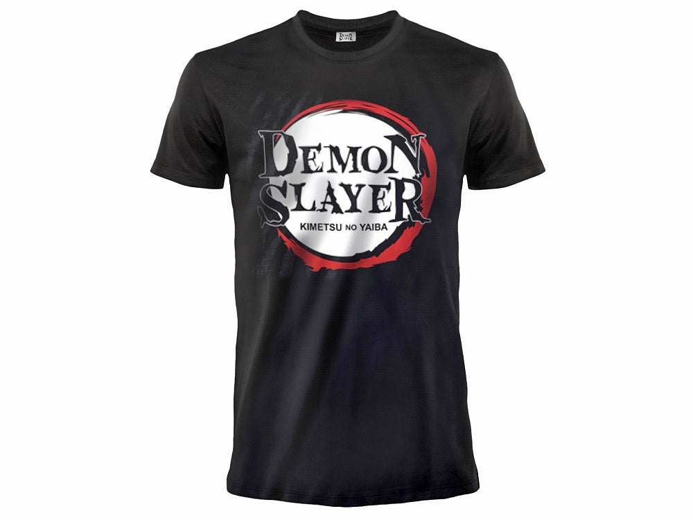 DEMON SLAYER - "LOGO" T-shirt L nera - Disponibile in 2/3 giorni lavorativi
