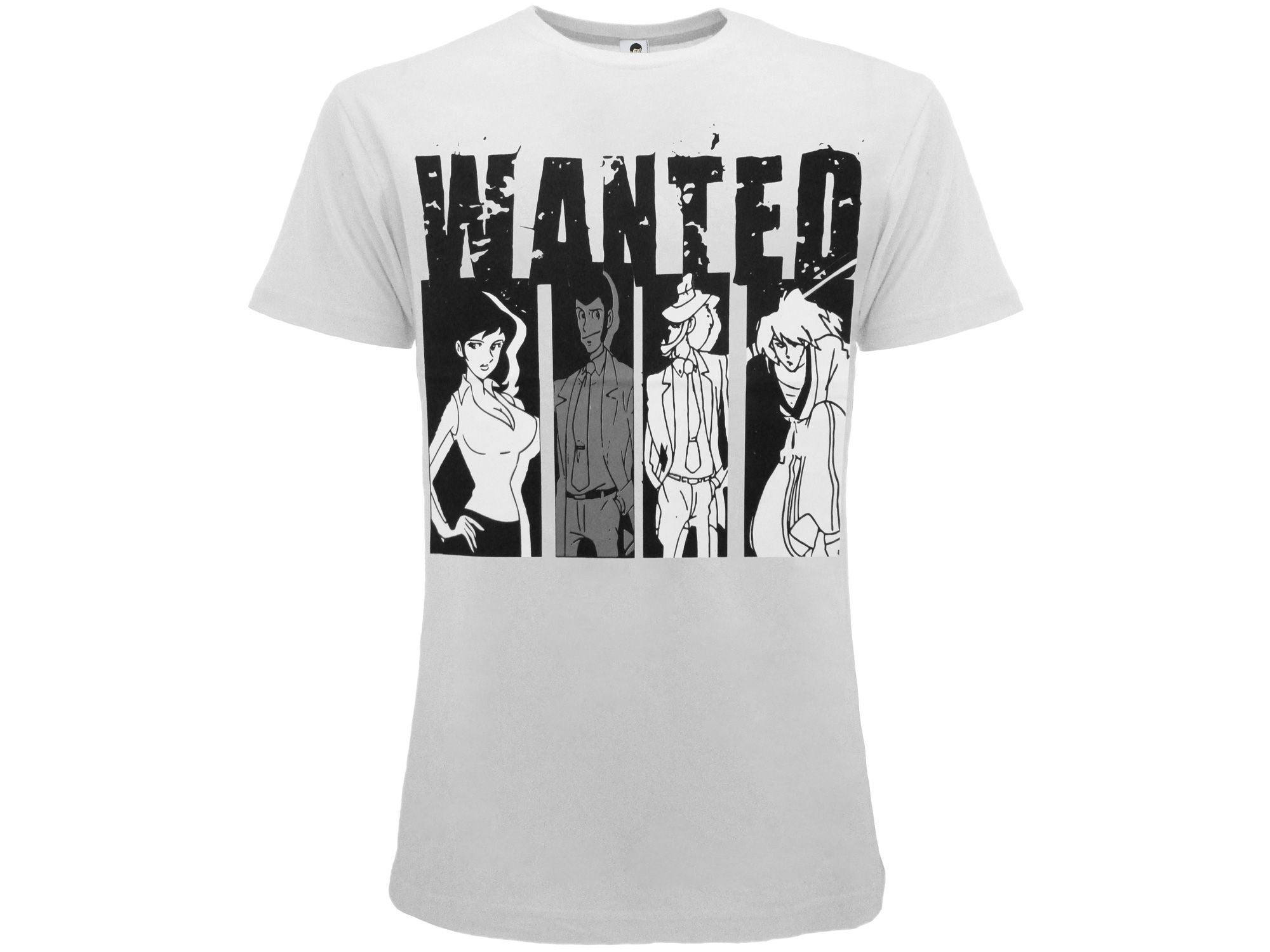 LUPIN III - T-shirt Wanted Margot, Lupin, Jigen & Goemon M bianca - Disponibile in 2/3 giorni lavorativi