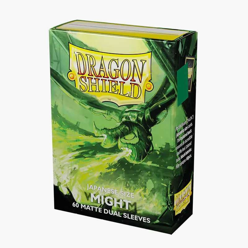 Dragon Shield Small Sleeves - Japanese Matte Dual Might (60 Sleeves) - Disponibile in 2/3 giorni lavorativi