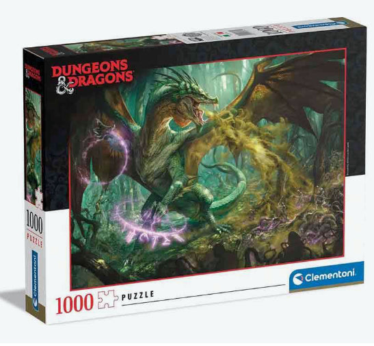 Dungeons & Dragons Puzzle Collection - The Hunt For The Green Dragon Puzzle 1000 Pezzi - Disponibile in 2/3 giorni lavorativi