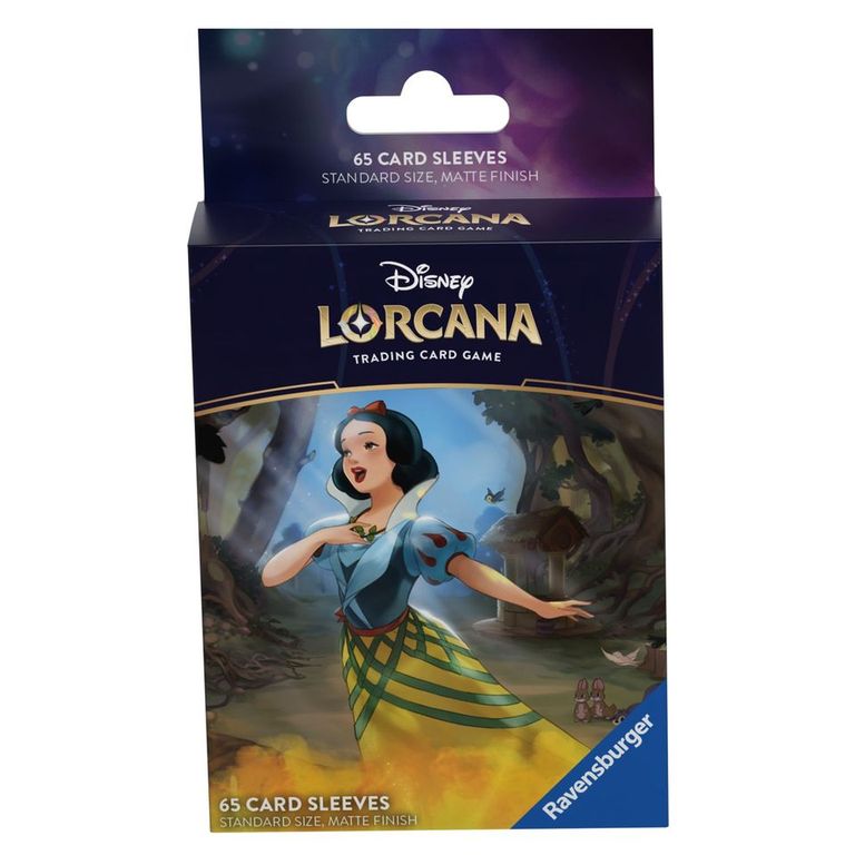 RAVENSBURGER Disney: Lorcana - Set 4 Il Ritorno di Ursula - 65 Buste Protettive Ursula's Return: Biancaneve - Disponibile in 2/3 giorni lavorativi