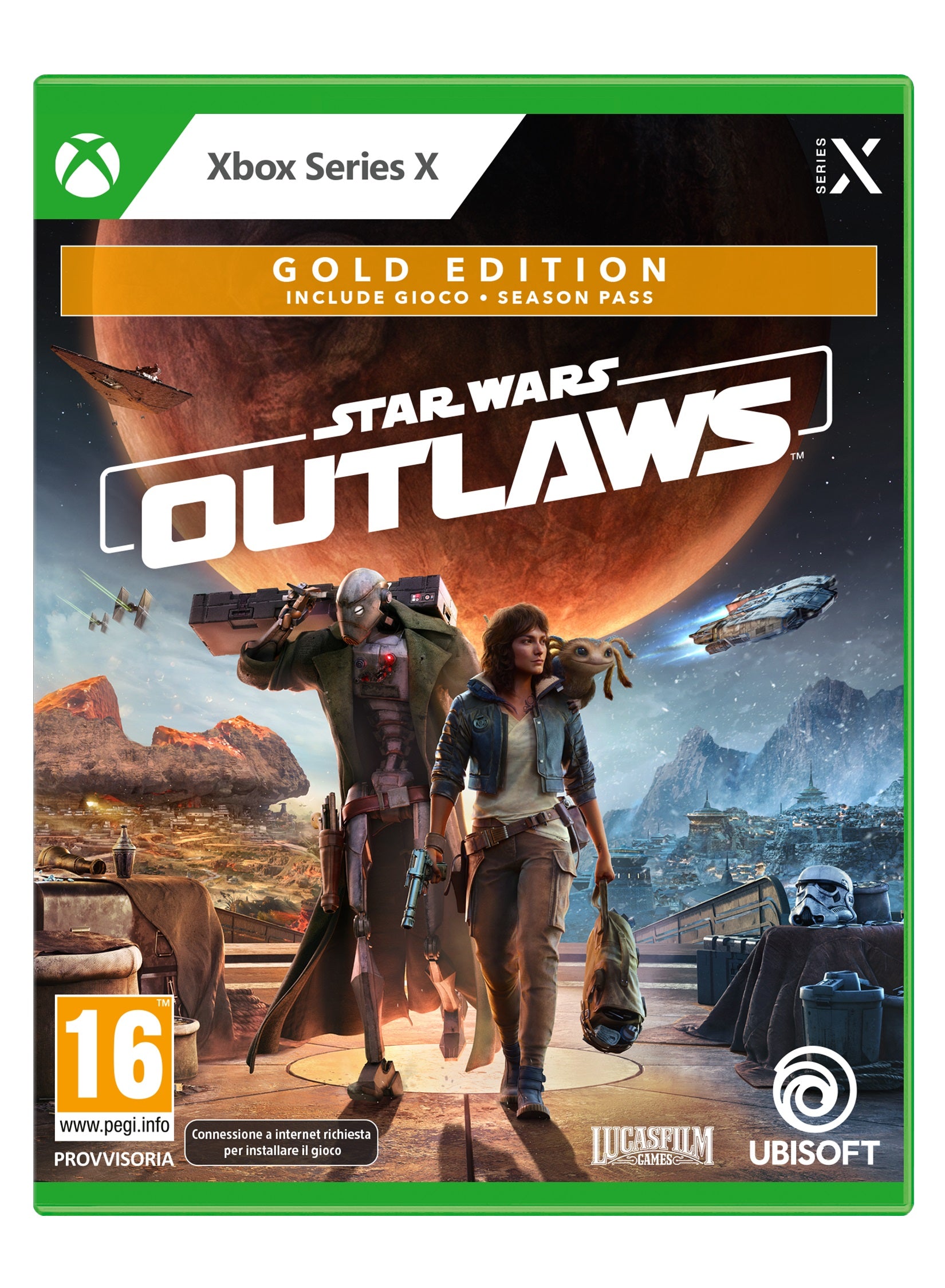 Star Wars Outlaws Gold Edition - Disponibile in 2/3 giorni lavorativi