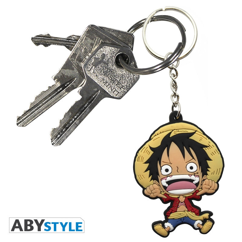 Portachiavi ABYSTYLE ONE PIECE - Portachiavi: "Luffy SD" PVC - Disponibile in 2/3 giorni lavorativi