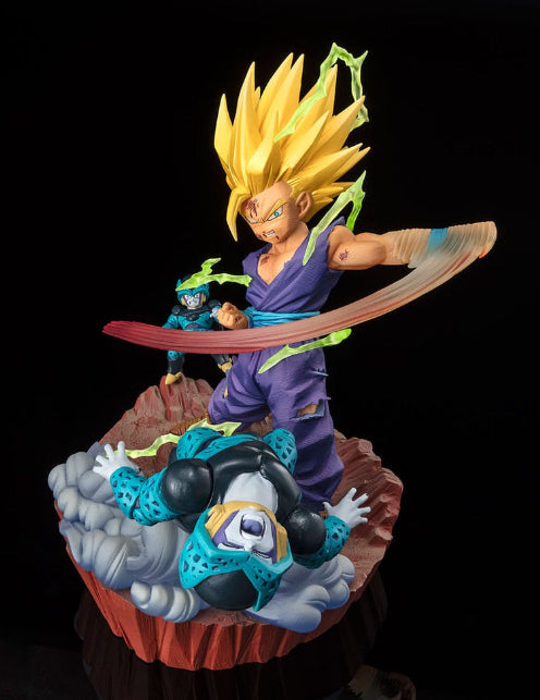 Action figure / Statue BANDAI 99437 - Dragon Ball FiguartsZERO Extra Battle PVC Statue Marshall Super Saiyan 2 Son Gohan -Anger Exploding Into Power- 20 cm - Disponibile in 2/3 giorni lavorativi Statua