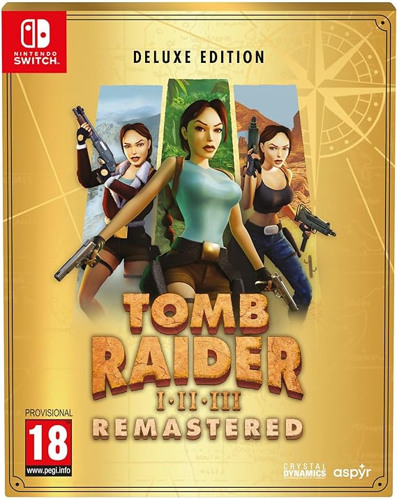 Switch TOMB RAIDER I-III REMASTERED STARRING LARA CROFT DELUXE EDITION - Disponibile in 2/3 giorni lavorativi