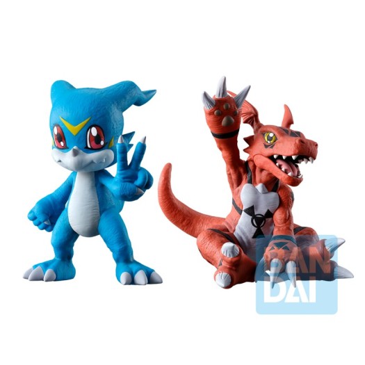 Action figure / Statue BANPRESTO 67003 - Ichibansho Figure Veemon & Guilmon - Disponibile in 2/3 giorni lavorativi