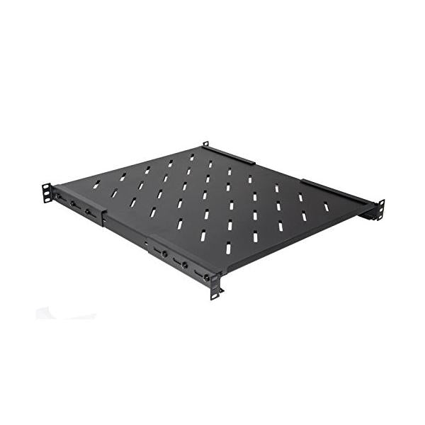 Link ripiano per armadio rack 19'' allungabile 550 mm con 4 agganci nero - Disponibile in 3-4 giorni lavorativi