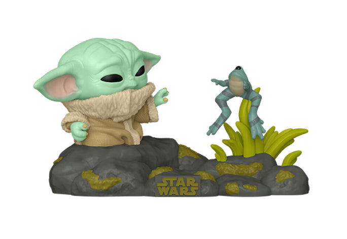 Funko Pop! FUNKO POP Star Wars: The Mandalorian - Deluxe: Din Grogu w/Frog - Disponibile in 2/3 giorni lavorativi