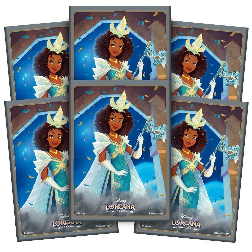 RAVENSBURGER Disney: Lorcana - Set 5 Cieli Scintillanti - 65 Bustine Protettive - Tiana - Celebrating Princess - Disponibile in 2/3 giorni lavorativi