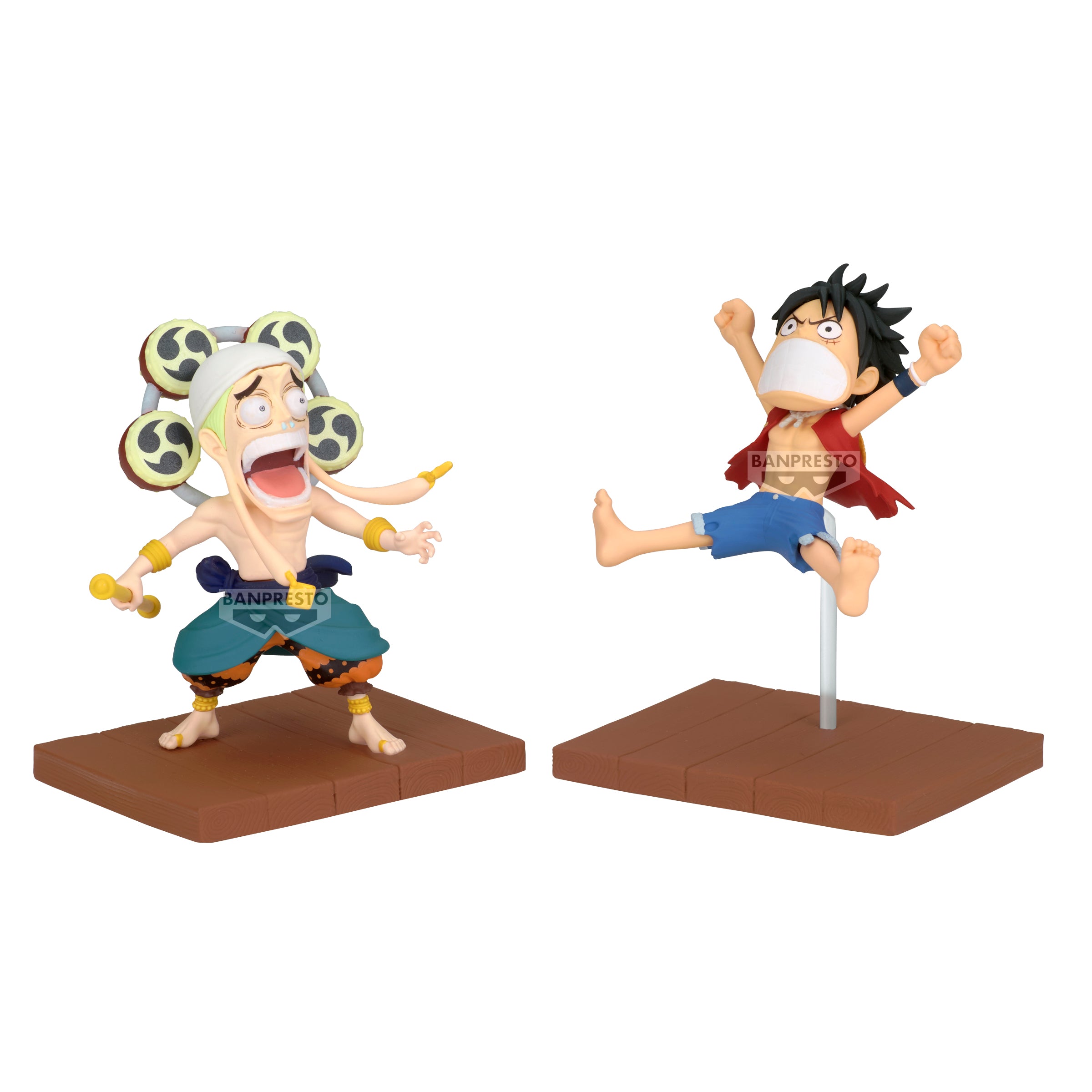 Action figure / Statue BANPRESTO 89838 - One Piece World Collectable Figure Log Stories - Monkey.D.Luffy & Enel - Disponibile in 2/3 giorni lavorativi