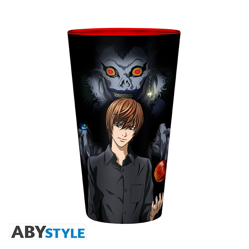 ABYSTYLE DEATH NOTE - Bicchiere - 400ml : "Light & Misa" - Disponibile in 2/3 giorni lavorativi