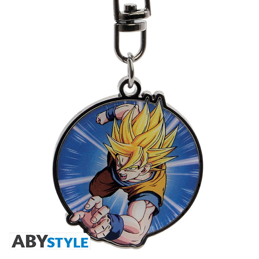 ABYSTYLE DRAGON BALL - Portachiavi: "DBZ/ Goku Super Saiyan" - Disponibile in 2/3 giorni lavorativi Gadget