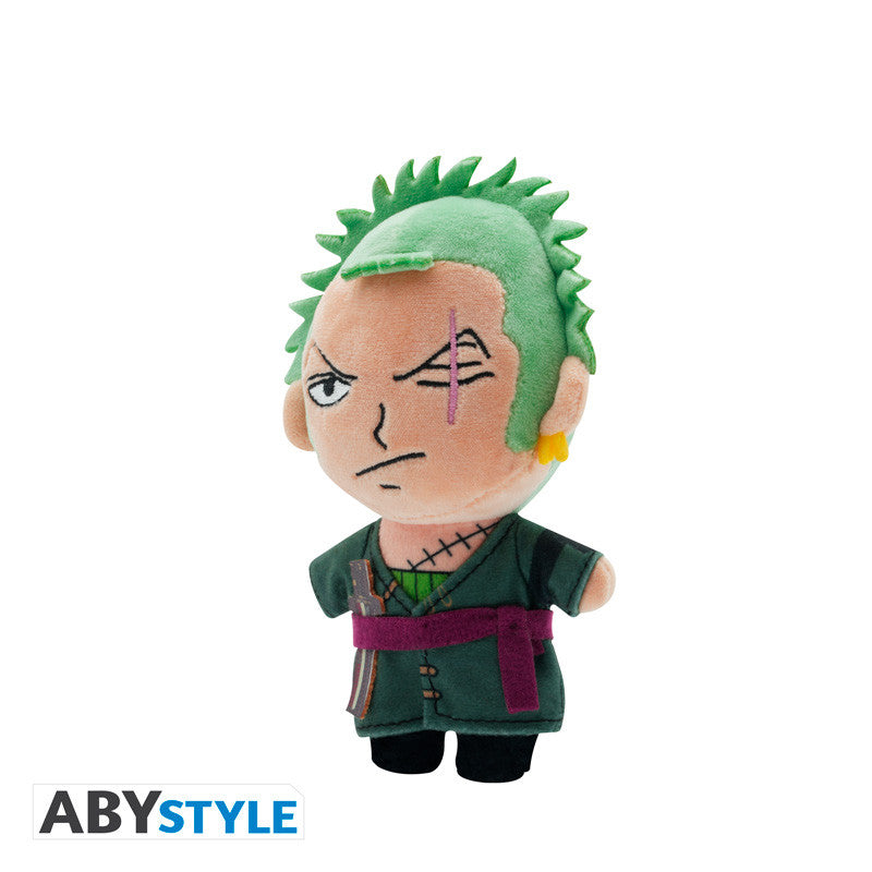 ABYSTYLE ONE PIECE - Peluche: "Zoro" 15 cm - Disponibile in 2/3 giorni lavorativi