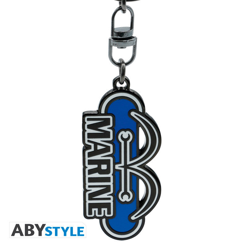 ABYSTYLE ONE PIECE - Portachiavi: "Marine" - Disponibile in 2/3 giorni lavorativi