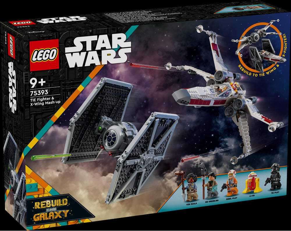 LEGO 75393 Mash-up TIE Fighter e X-Wing - Disponibile in 2/3 giorni lavorativi