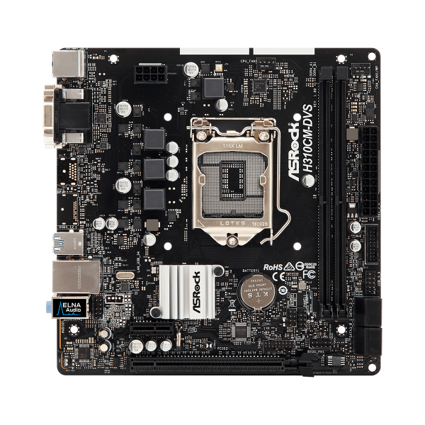 ASRock H310CM-DVS Scheda Madre Intel LGA 1151 (8a 9a gen) - Disponibile in 2-4 giorni lavorativi