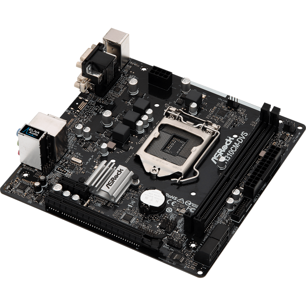 ASRock H310CM-DVS Scheda Madre Intel LGA 1151 (8a 9a gen) - Disponibile in 2-4 giorni lavorativi