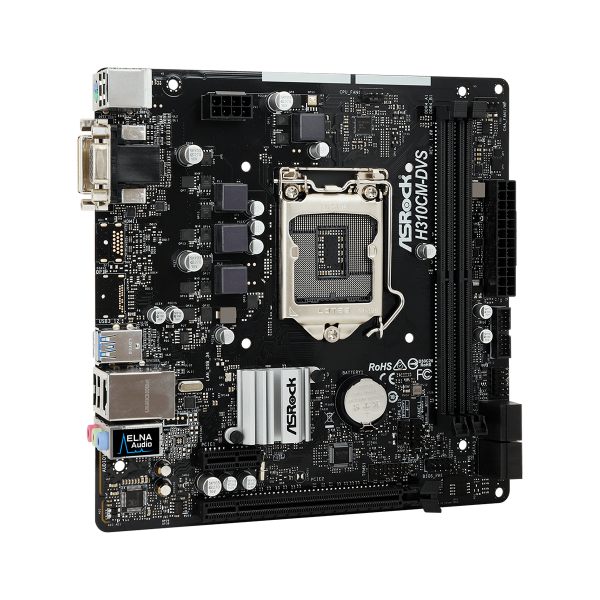 ASRock H310CM-DVS Scheda Madre Intel LGA 1151 (8a 9a gen) - Disponibile in 2-4 giorni lavorativi