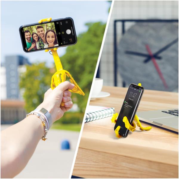 Celly Flexible Mini Treppiedi Giallo - Disponibile in 3-4 giorni lavorativi