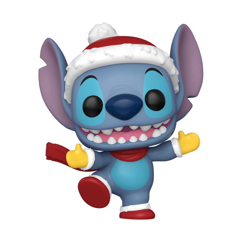 Funko Pop! FUNKO POP Disney: Stitch HLDY Stitch w/Hat 9 cm - Disponibile in 2/3 giorni lavorativi