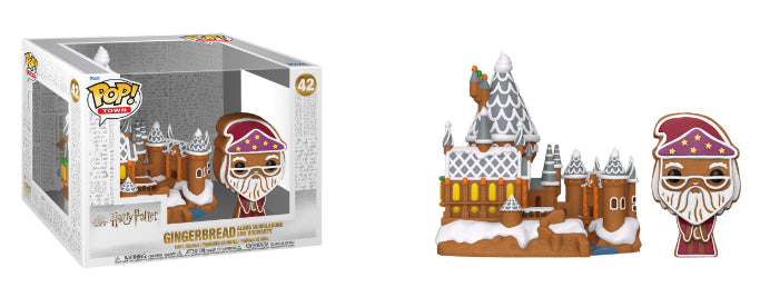Funko Pop! FUNKO POP Town: Harry Potter Gingerbread Dumbledore & Hogwarts - Disponibile in 2/3 giorni lavorativi