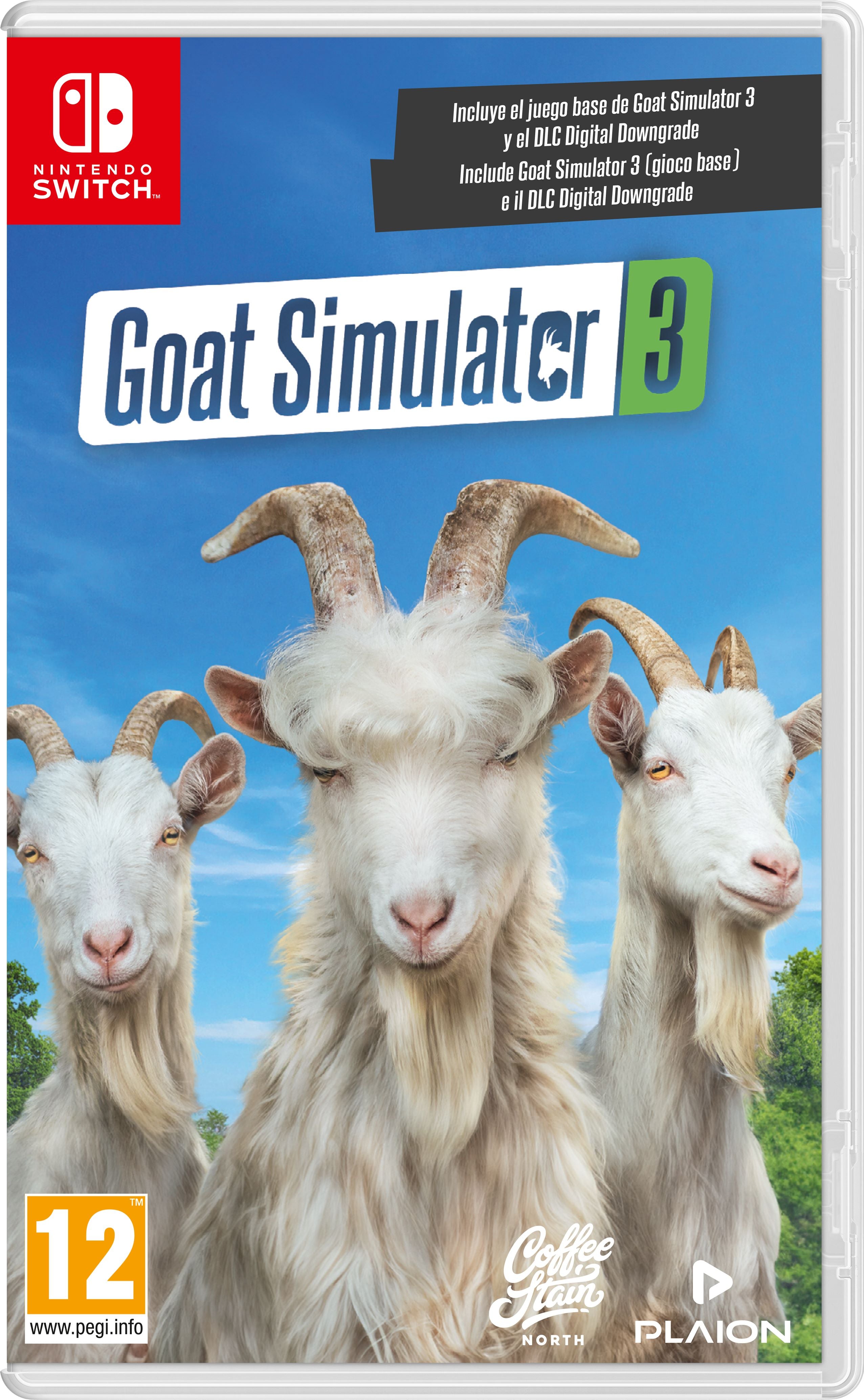 Switch Goat Simulator 3 (+ Digital Downgrade DLC) - Disponibile in 2/3 giorni lavorativi