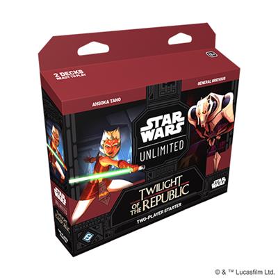 ASMODEE - STAR WARS UNLIMITED - TWILIGHT OF THE REPUBLIC: STARTER SET EN - Disponibile in 2/3 giorni lavorativi
