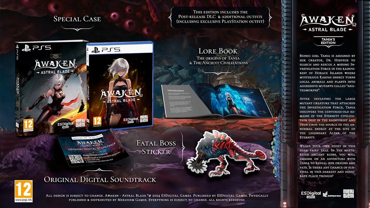 PS5 Awaken - Astral Blade - Tania's Edition - Disponibile in 2/3 giorni lavorativi