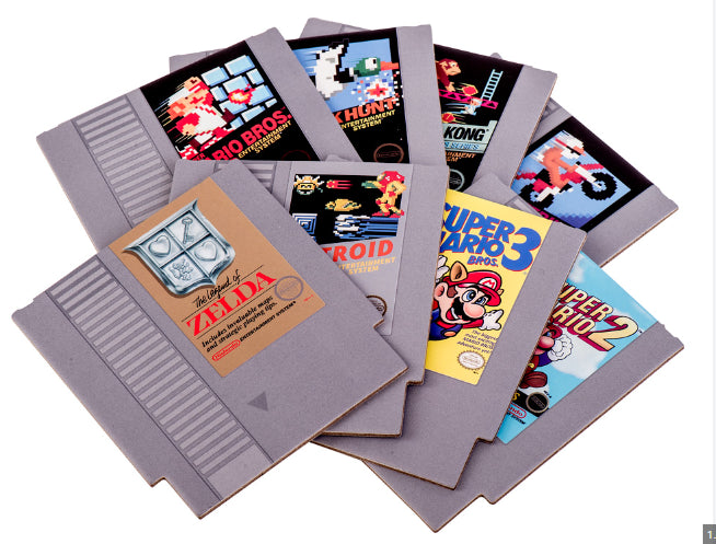 PALADONE - NINTENDO NES Cartridge Coasters - Disponibile in 2/3 giorni lavorativi