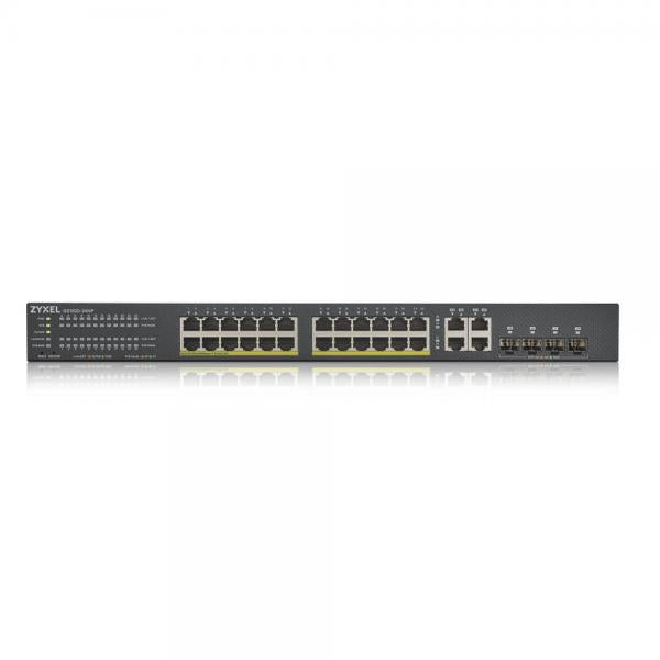 ZYXEL SWITCH MANAGED 24 PORTE GIGABIT POE + 4 UPLINK - Disponibile in 3-4 giorni lavorativi