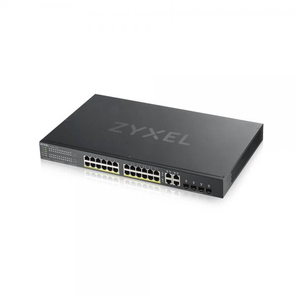 ZYXEL SWITCH MANAGED 24 PORTE GIGABIT POE + 4 UPLINK - Disponibile in 3-4 giorni lavorativi