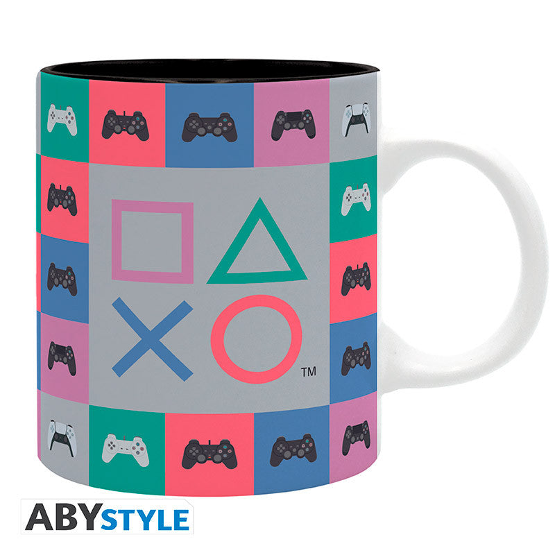 ABYSTYLE PLAYSTATION - Tazza 320 ml: "Controllers" - Disponibile in 2/3 giorni lavorativi