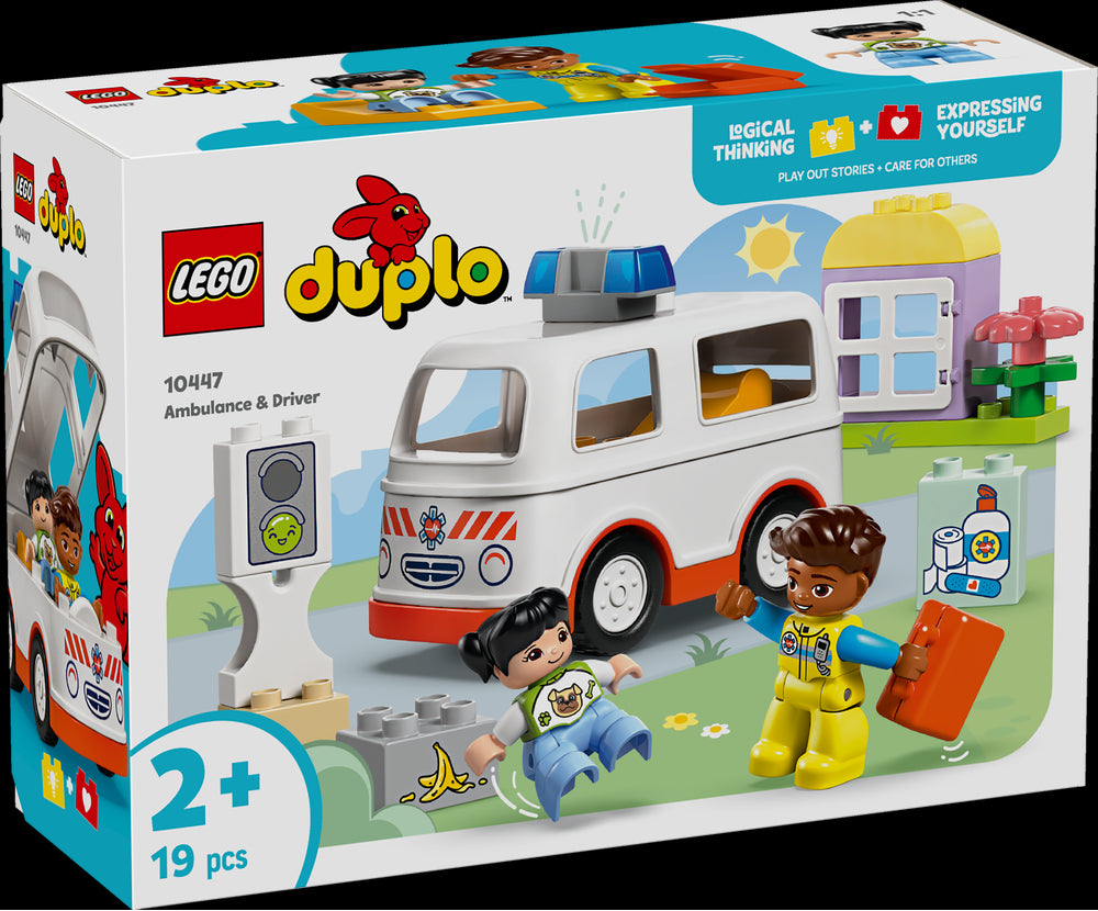 LEGO 10447 Ambulanza e autista - Disponibile in 2/3 giorni lavorativi
