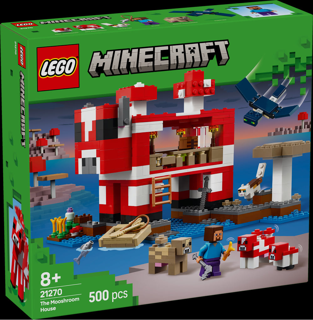 LEGO 21270 La casa del Mooshroom - Disponibile in 2/3 giorni lavorativi