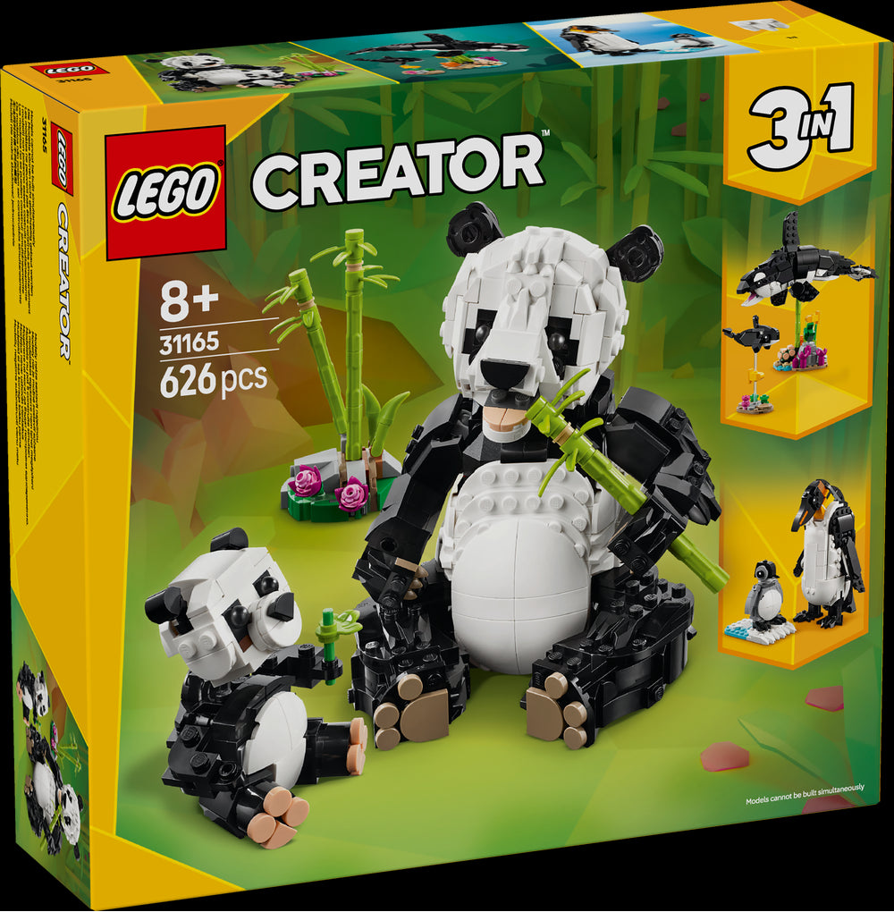 LEGO 31165 Famiglie di animali: Panda - Disponibile in 2/3 giorni lavorativi