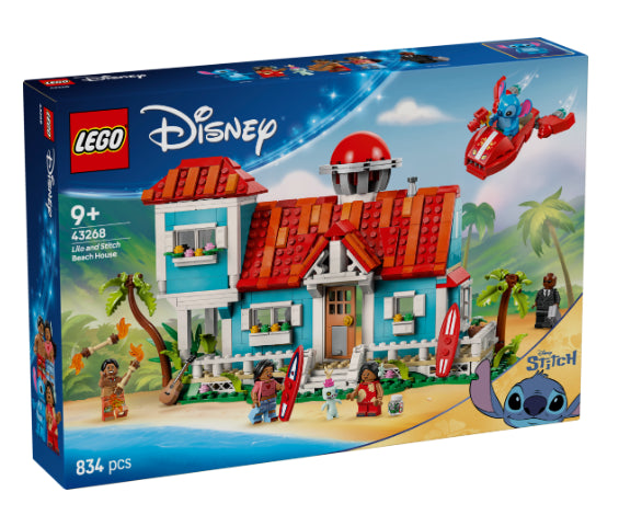 LEGO 43268 Casa sulla spiaggia di Lilo e Stitch - Disponibile in 2/3 giorni lavorativi