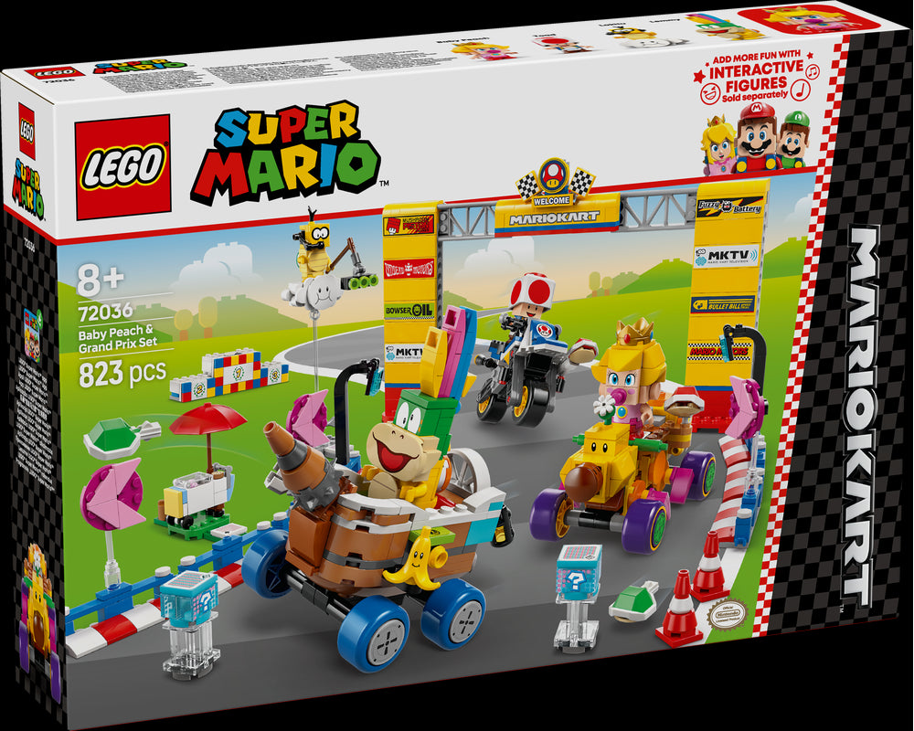 LEGO 72036 Mario Kart: Pack Baby Peach e Gran Premio - Disponibile in 2/3 giorni lavorativi