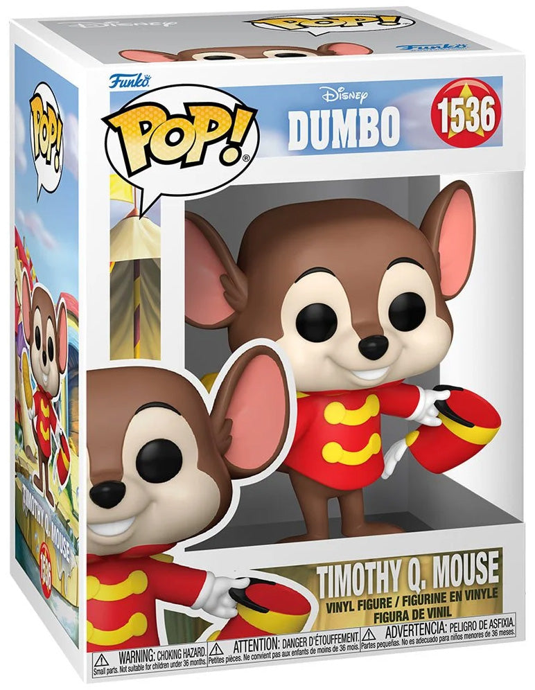 Funko Pop! FUNKO POP Disney: Dumbo S3 Timothy Q.Mouse 9 cm - Disponibile in 2/3 giorni lavorativi