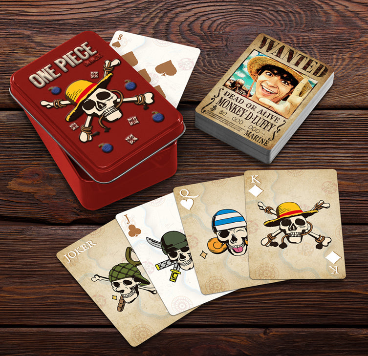 PALADONE One Piece Playing Cards in Tin - Disponibile in 2/3 giorni lavorativi