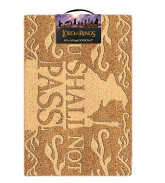 PYRAMID THE LORD OF THE RINGS (YOU SHALL NOT PASS) EMBOSSED ZERBINO - Disponibile in 2/3 giorni lavorativi