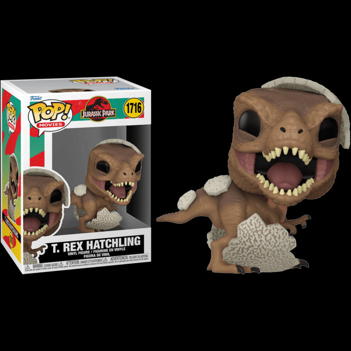 Funko Pop! FUNKO POP Movies: Jurassic Park Hatchling - Tyrannosaurus Rex 9 cm - Disponibile in 2/3 giorni lavorativi